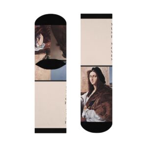 Portrait Of A Young Man Cushioned Crew Socks