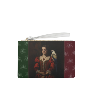 Faux Leather Clutch Bag