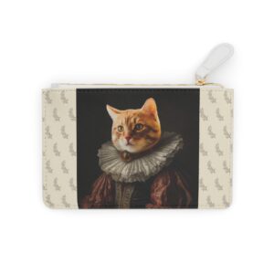 Faux Leather Mini Clutch Bag